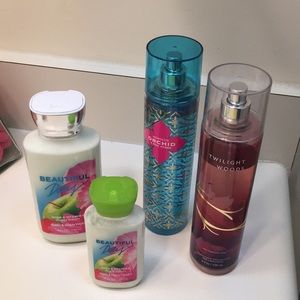 BATH AND BODY WORKS FRAGRANCE MIST AND LOTION
